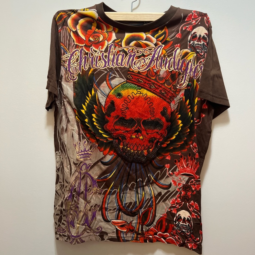 Brand new Christian Audigier T shirt